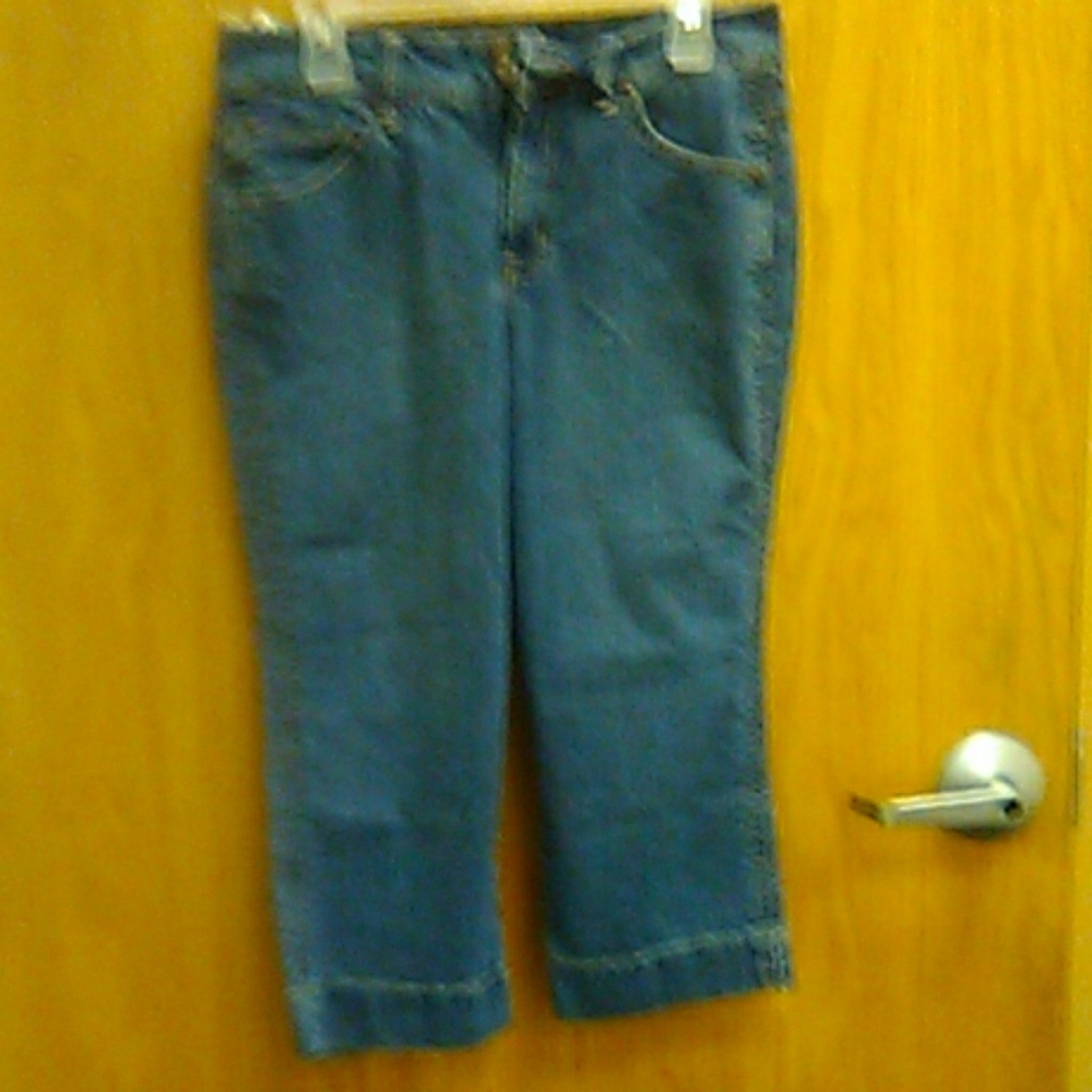 Denim capris